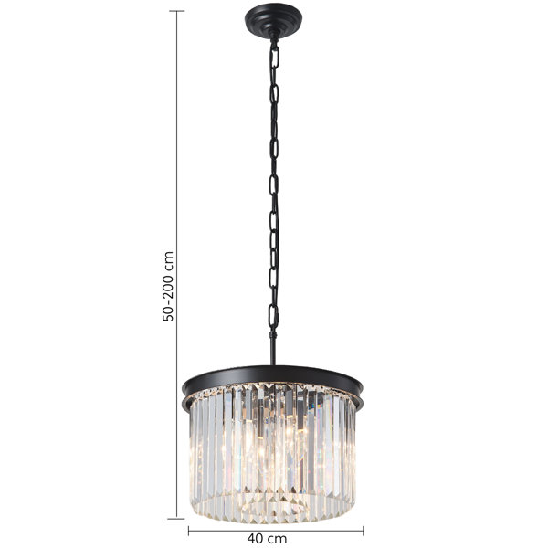 Canora Grey Abideen 5 -Light Crystal Chandelier | Wayfair.co.uk